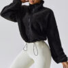 Winter Fleece-lined Thickened Sports Jacket Women's Olympic Grain Winter Fleece-lined Thickened Sports Jacket Women's Olympic Grain