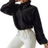 Winter Fleece-lined Thickened Sports Jacket Women's Olympic Grain Winter Fleece-lined Thickened Sports Jacket Women's Olympic Grain