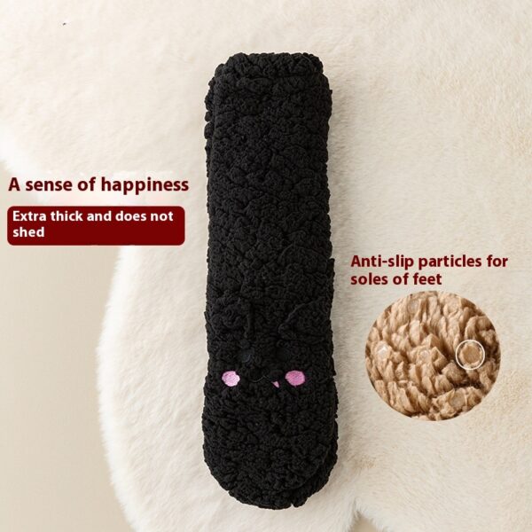 Winter Floor Socks Velvet Thicken Warm Coral Cute Japanese-style Home Winter Floor Socks Velvet Thicken Warm Coral Cute Japanese-style Home