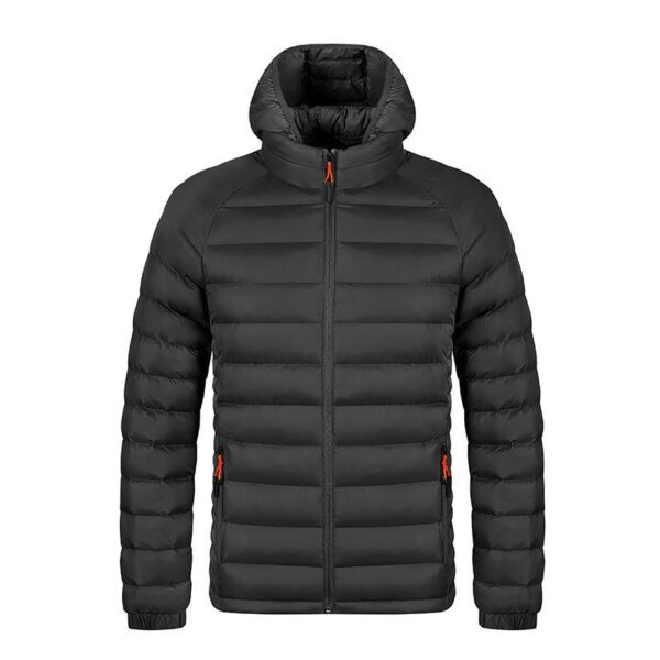 Winter Lightweight Hooded Coat with Pockets Fashion Warm Portable