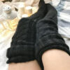 Winter Socks Over the Knee Lengthened Long Tube Knitted Pile