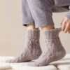 Winter Warm Fuzzy Coral Fleece Socks Women Men Velvet Thickened Home Winter Warm Fuzzy Coral Fleece Socks Women Men Velvet Thickened Home