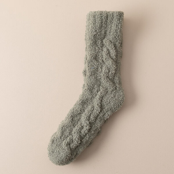 Winter Warm Fuzzy Coral Fleece Socks Women Men Velvet Thickened Home Winter Warm Fuzzy Coral Fleece Socks Women Men Velvet Thickened Home