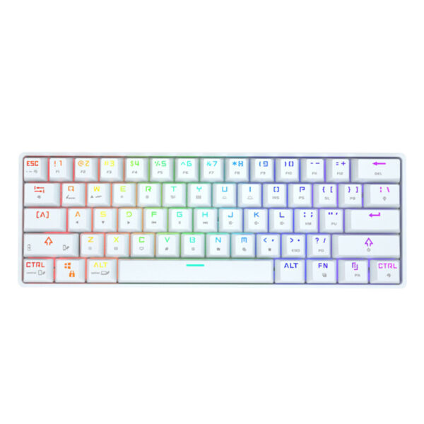 Wireless Bluetooth Keyboard Colorful PBT Keycaps Mechanical Wireless Bluetooth Keyboard Colorful PBT Keycaps Mechanical