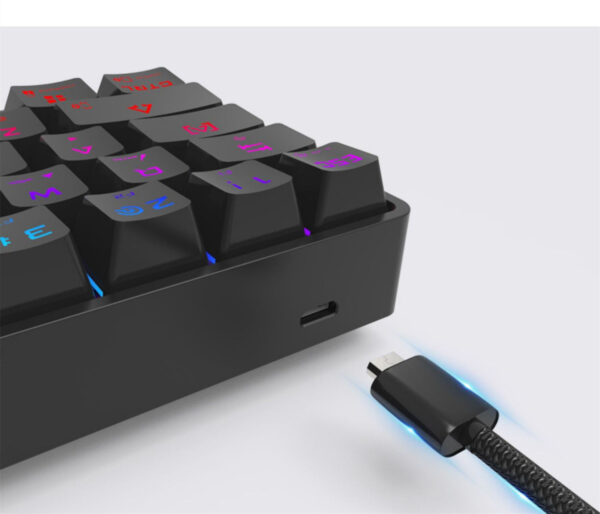 Wireless Bluetooth Keyboard Colorful PBT Keycaps Mechanical