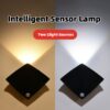 Wireless USB Rechargeable Decor Wall Lamp Human Body Sensing Home Night