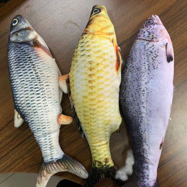 Without Cat Nip Version - Electric Jumping Fish Simulation Toy Without Cat Nip Version - Electric Jumping Fish Simulation Toy