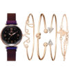 Women Watches Starry Sky Magnet Buckle Fashion Bracelet Wristwatch