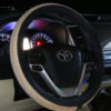 Womens Car Steering Wheel Cover Summer Rhinestone Car