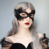 Women's Fashion Halloween Masquerade Rose Half Face Mask