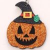 Women's Halloween Pumpkin Hat Multi-layer Handmade Frosted Earrings