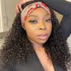 Women's Head Scarf Wig Ice Silk Headband Women's Head Scarf Wig Ice Silk Headband