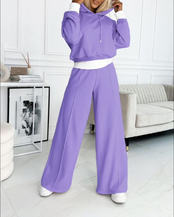 Women's Hoodie Suit Sporty Casual Long-sleeved Hooded Sweatshirt Women's Hoodie Suit Sporty Casual Long-sleeved Hooded Sweatshirt