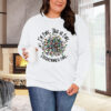 Women's Loose Round Neck Halloween Printed Sweatshirt