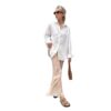 Women's Solid Color Casual Long Sleeves Cardigan Coat Blouse Women's Solid Color Casual Long Sleeves Cardigan Coat Blouse