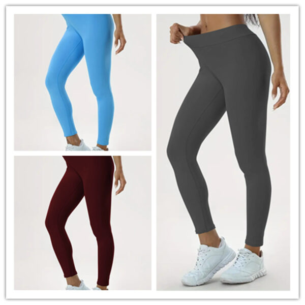 Women's Yoga Pants High Waist Lift Elastic Tight Fitness Trousers