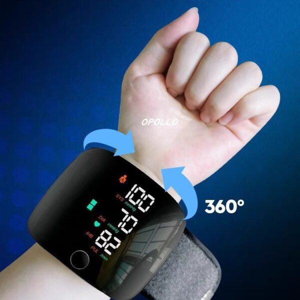 Wrist Sphygmomanometer Rechargeable Blood Pressure Meter Eter Smart Wrist Sphygmomanometer Rechargeable Blood Pressure Meter Eter Smart