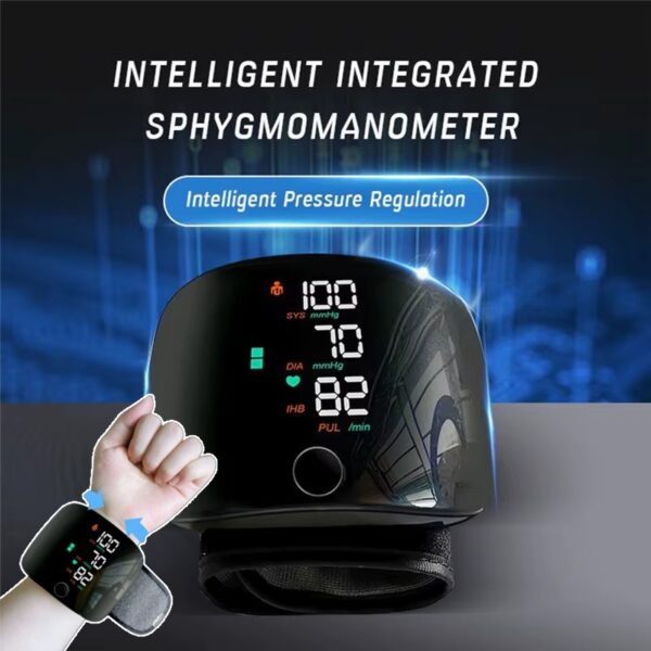 Wrist Sphygmomanometer Rechargeable Blood Pressure Meter Eter Smart Wrist Sphygmomanometer Rechargeable Blood Pressure Meter Eter Smart