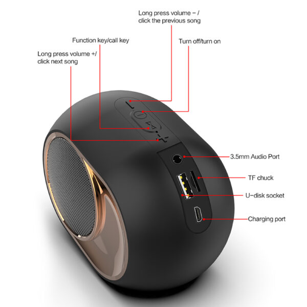X6 Bluetooth Speaker Subwoofer Wireless X6 Bluetooth Speaker Subwoofer Wireless