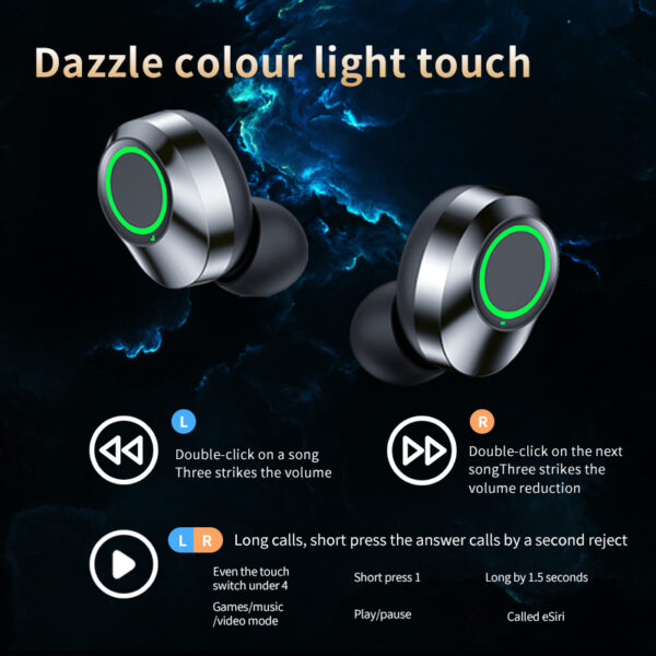 YD03 Wireless Bluetooth-compatible Headset TWS Large Screen Smart
