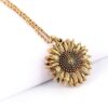 You Are My Sunshine Sunflower Necklace Women Men You Are My Sunshine Sunflower Necklace Women Men